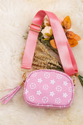 Pink Star Print Mini Crossbody Purse — Little Mamas Nursery