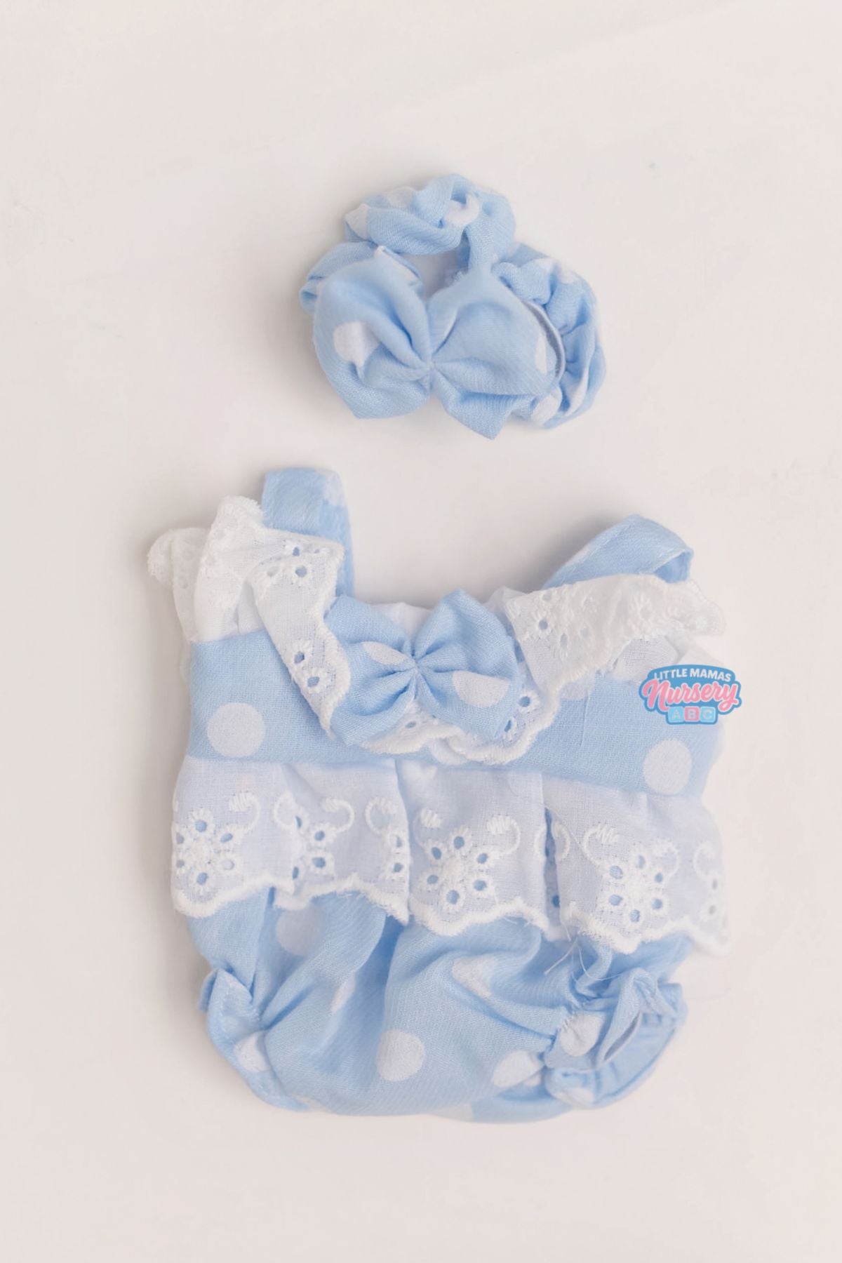 Lace Jumper & Bow Set (front view) — Little Mamas Nursery