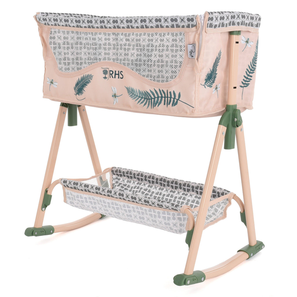 Roma RHS Doll Bedside Crib - Fern Collection (styled) — Little Mamas Nursery