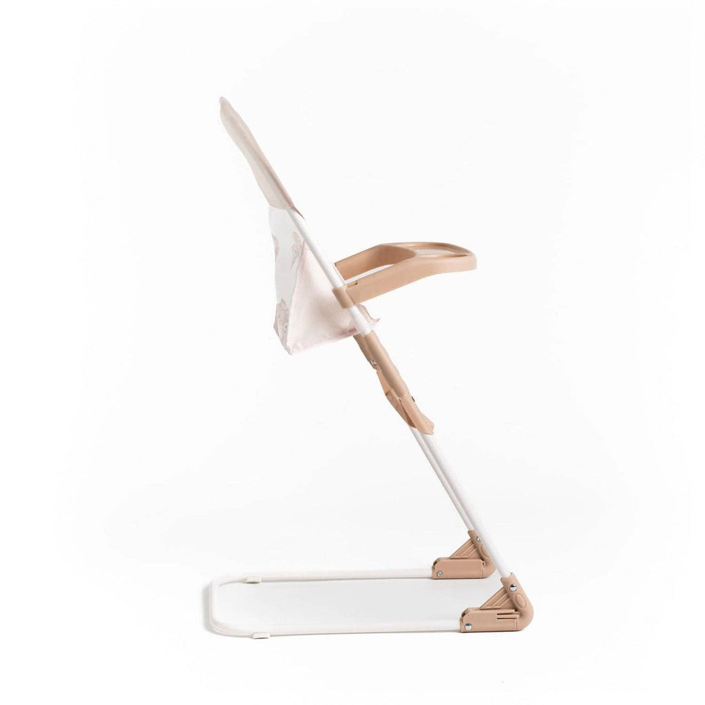 Roma Doll & Teddy High Chair - Teddy Bear Collection (side view) — Little Mamas Nursery
