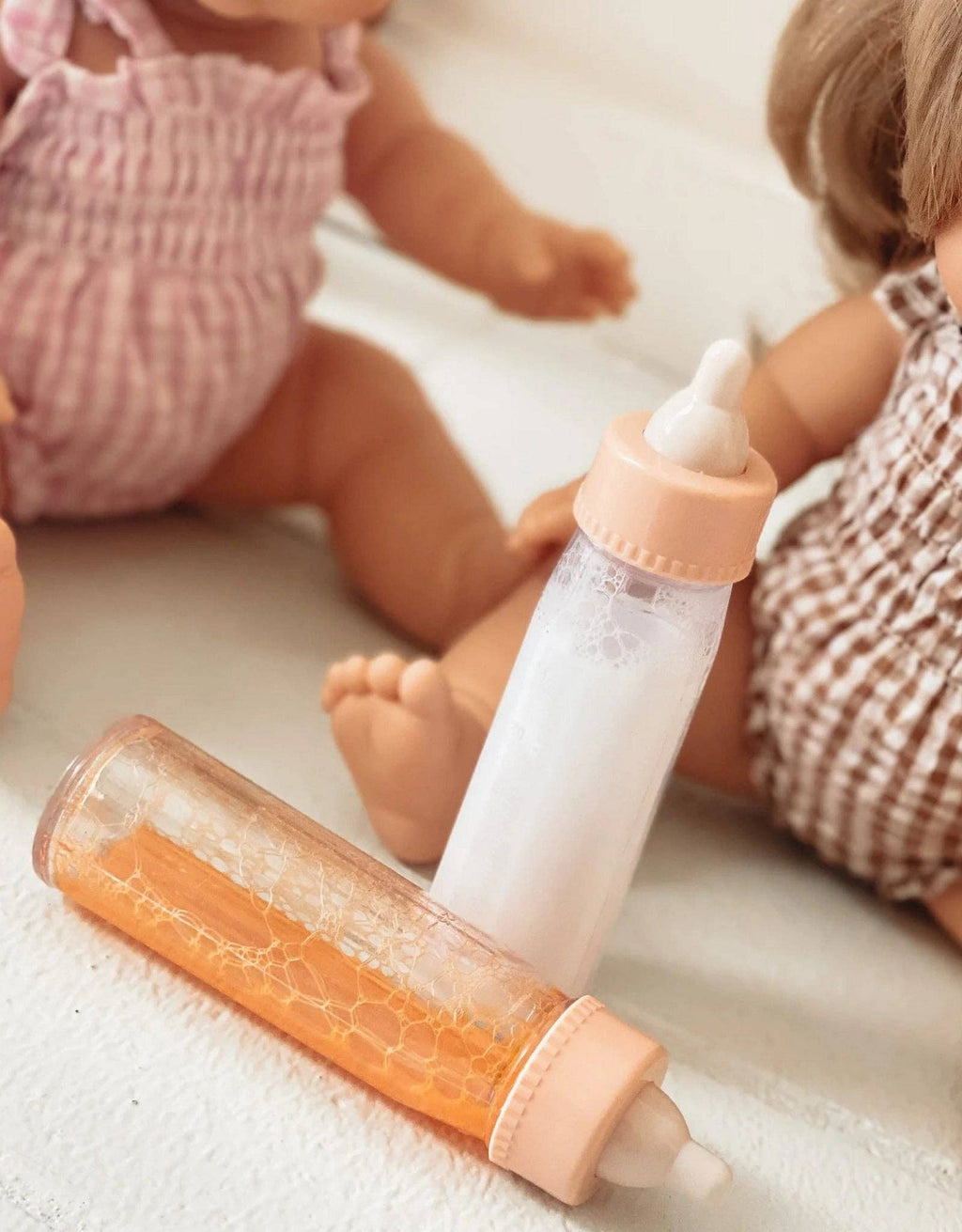 Tiny Tummies Magic Milk & Juice Bottle Set (front view) — Little Mamas Nursery