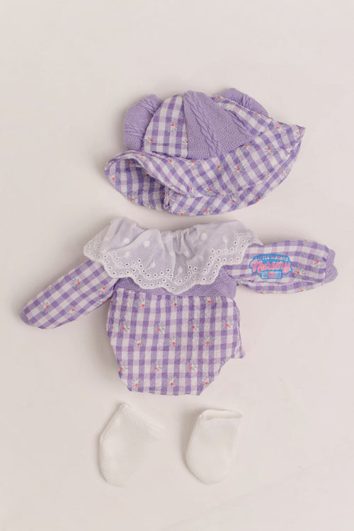 3-Piece Purple Checked Jumper Set — Little Mamas Nursery