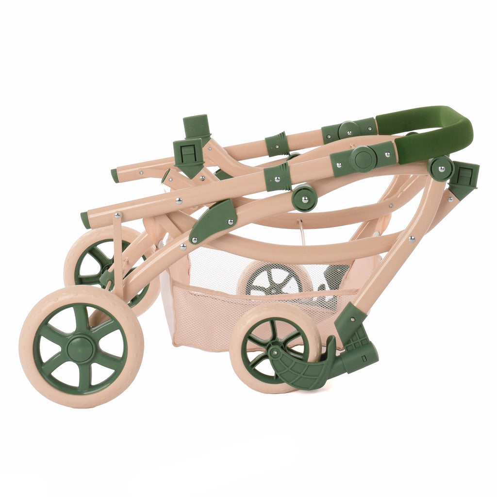 Roma RHS Twin Dolls Pram - Fern Collection (detail) — Little Mamas Nursery