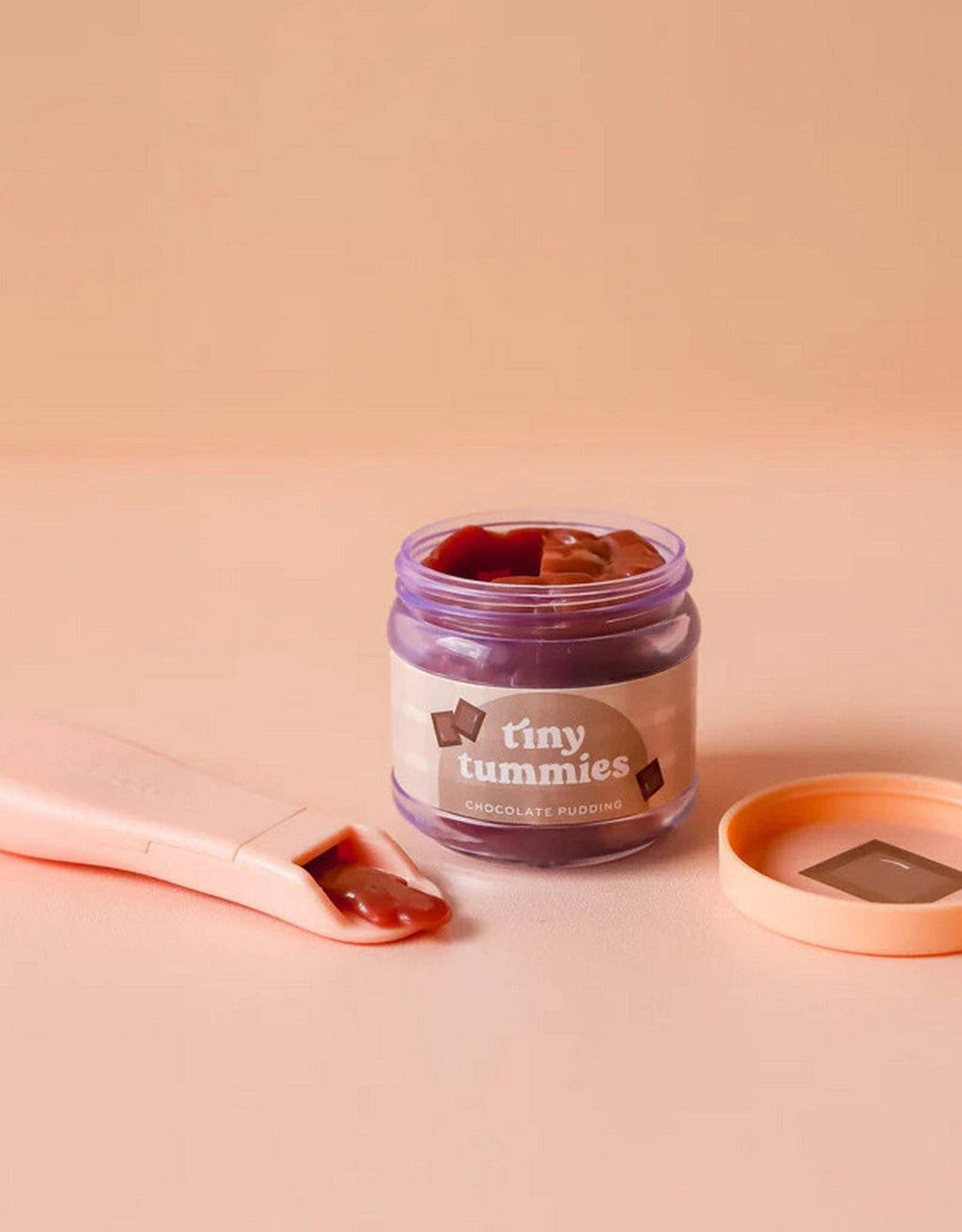 Tiny Tummies Chocolate Pudding Jar & Magic Spoon — Little Mamas Nursery