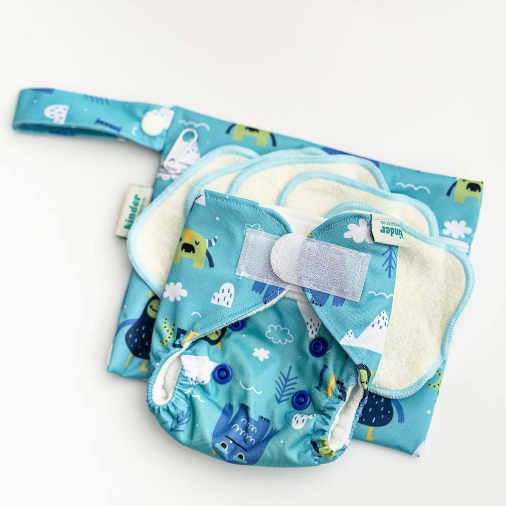 Reusable Doll Diaper Set with Mini Baby Wipes — Little Mamas Nursery