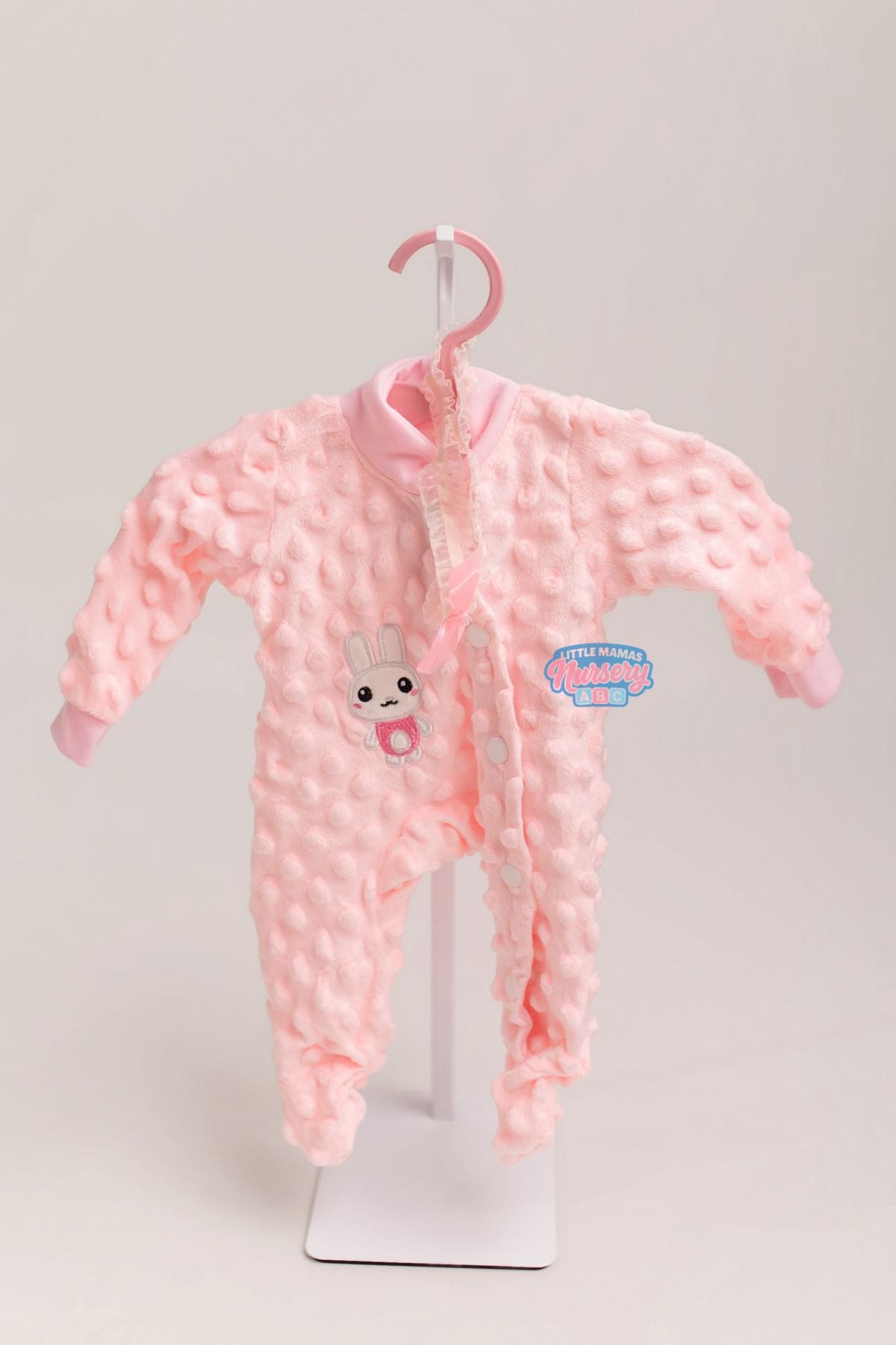 Pink Sleeper with Hairbow — Little Mamas Nursery