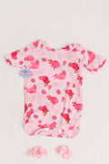 Floral Onesie with Bow Shoes — Little Mamas Nursery