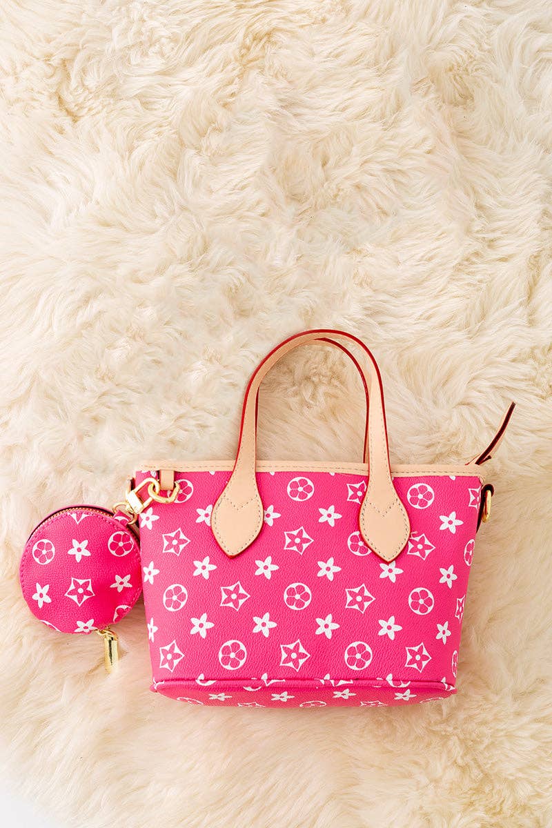 Fuchsia Girls Tote Bag — Little Mamas Nursery