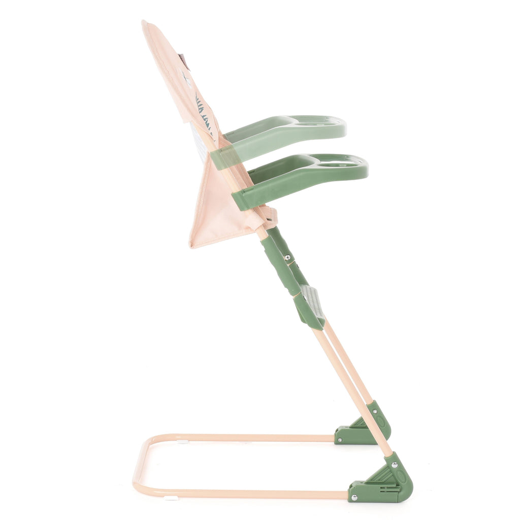 Roma RHS Doll High Chair - Fern Collection (front view) — Little Mamas Nursery