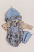 Blue Plaid Jumper Set with Hat & Socks — Little Mamas Nursery