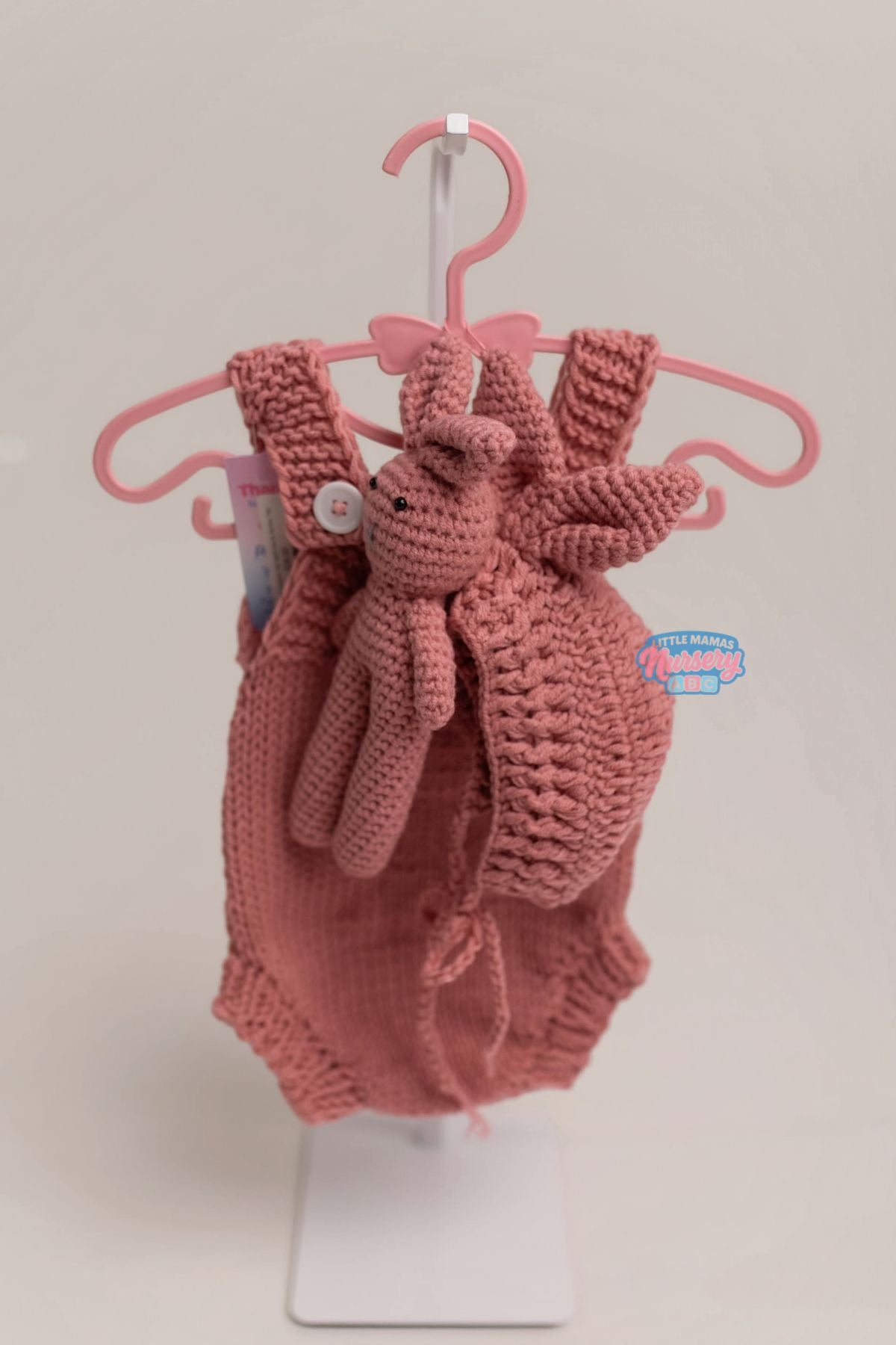 Crochet Jumper Set with Hat & Bunny Toy — Little Mamas Nursery