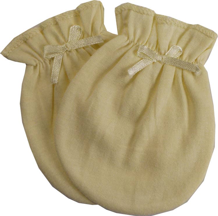 Yellow Baby Mittens — Little Mamas Nursery
