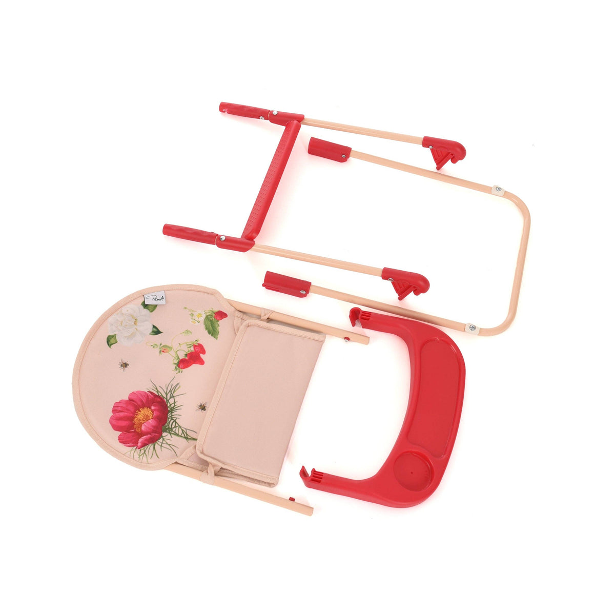 Roma RHS Doll High Chair - Flora Collection (styled) — Little Mamas Nursery