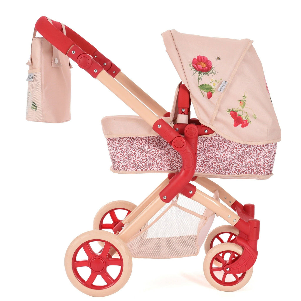 Roma RHS Single Doll Pram - Flora Collection — Little Mamas Nursery