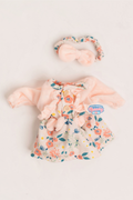 Floral Dress with Matching Headband for 10-13" Dolls