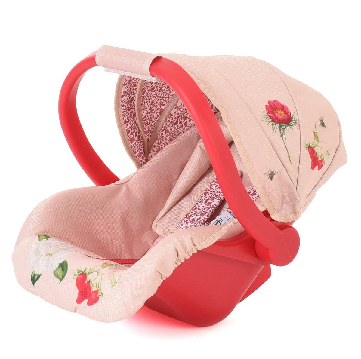 Roma RHS Doll Car Seat - Flora Collection (front view) — Little Mamas Nursery