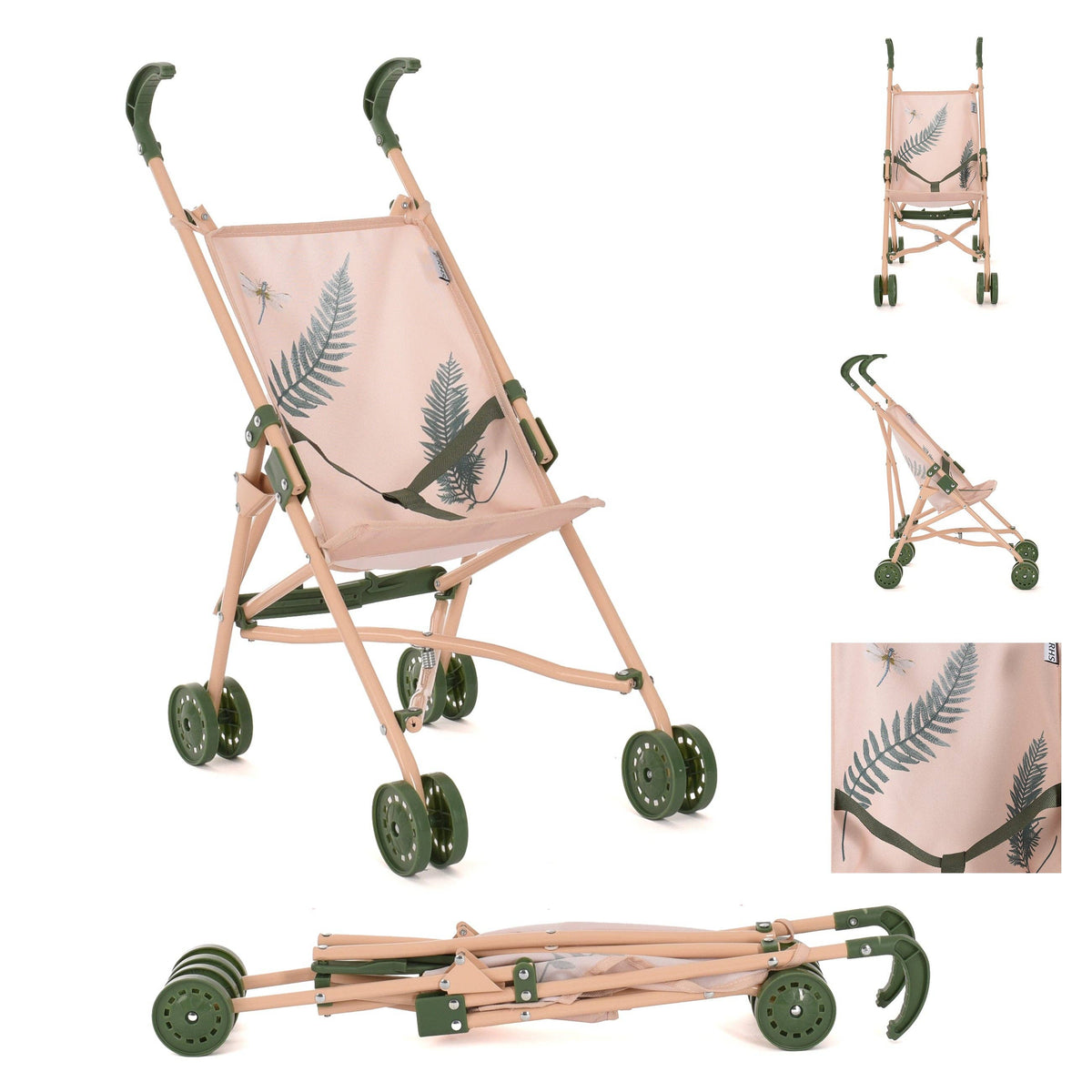 Roma RHS Umbrella Doll Buggy - Fern Collection — Little Mamas Nursery