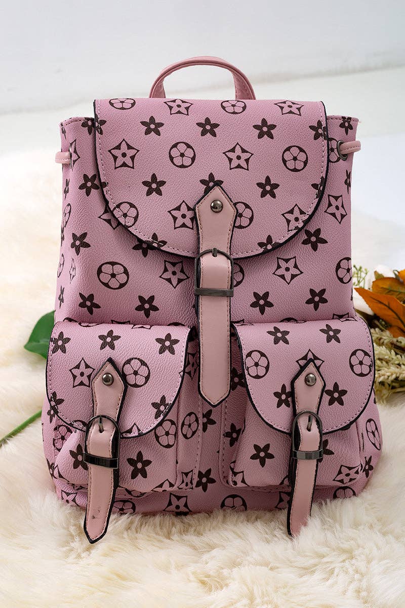Pink Girls Pleather Mini Backpack — Little Mamas Nursery