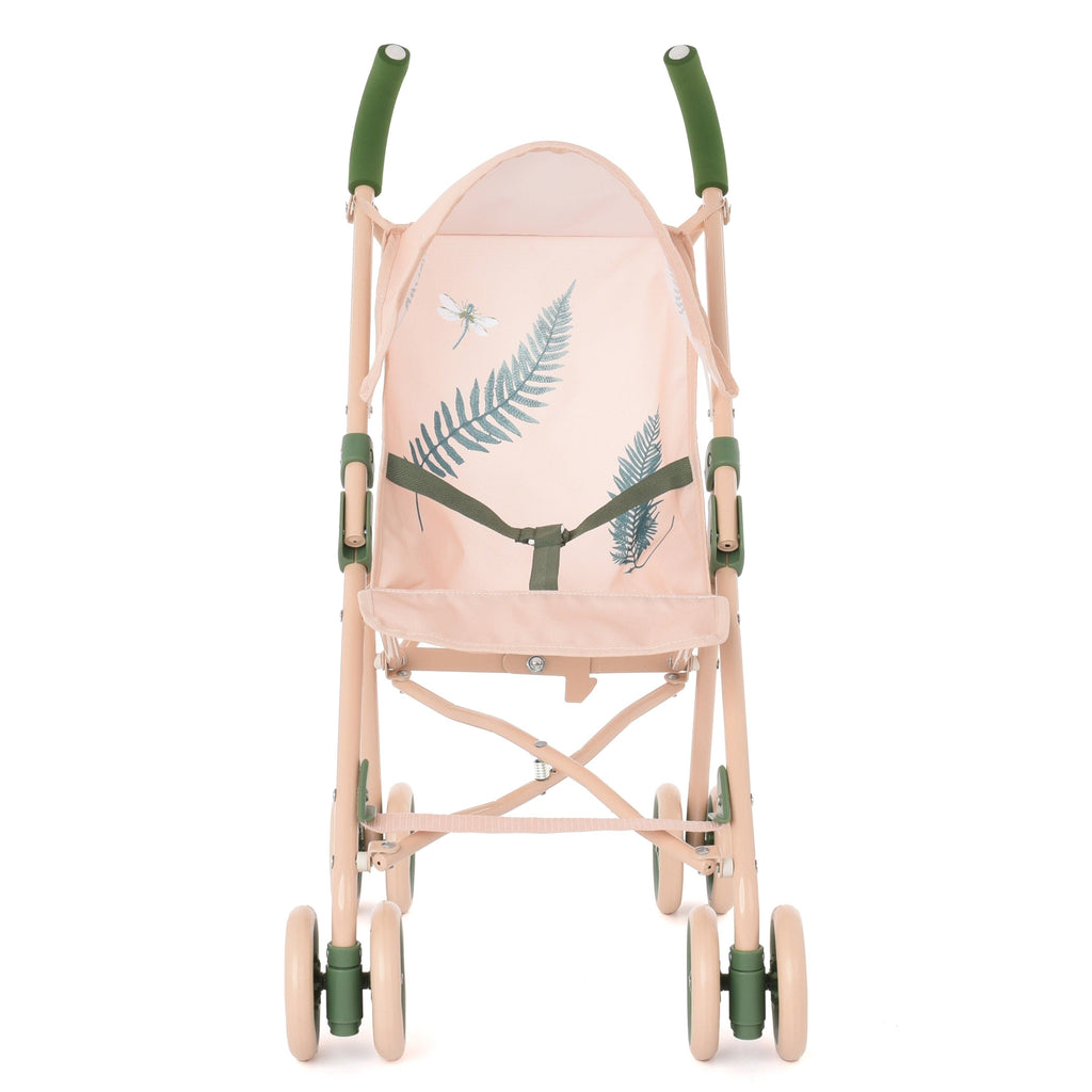 Roma RHS XL Umbrella Doll Buggy - Fern Collection (side view) — Little Mamas Nursery