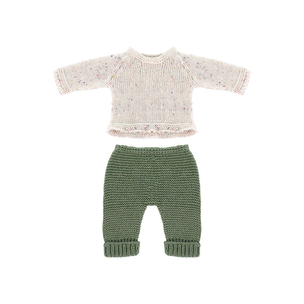Preemie Baby Sweater & Trousers Outfit Set (12-13") — Little Mamas Nursery