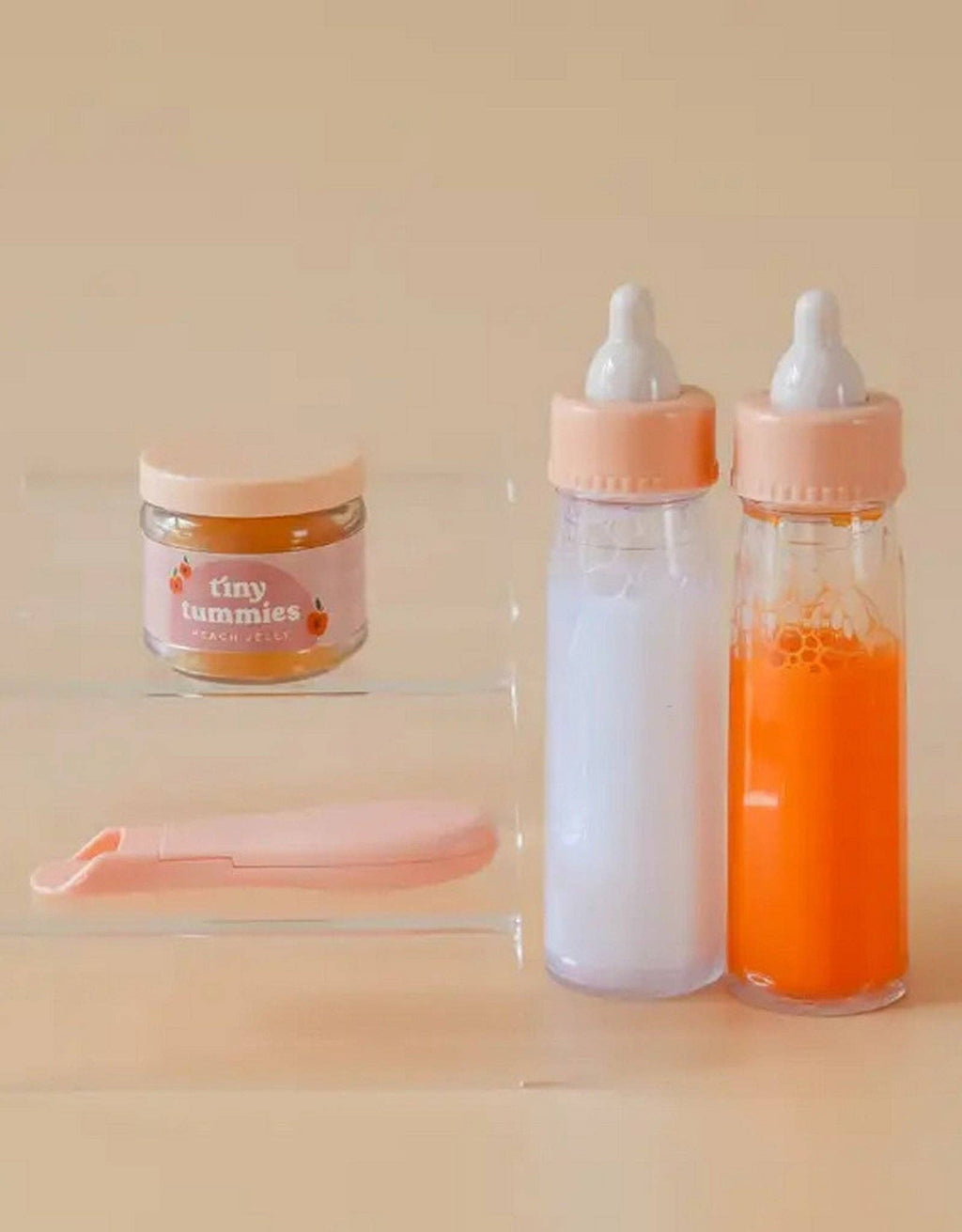 Tiny Tummies Magic Milk & Juice Bottle Set (alternate angle) — Little Mamas Nursery