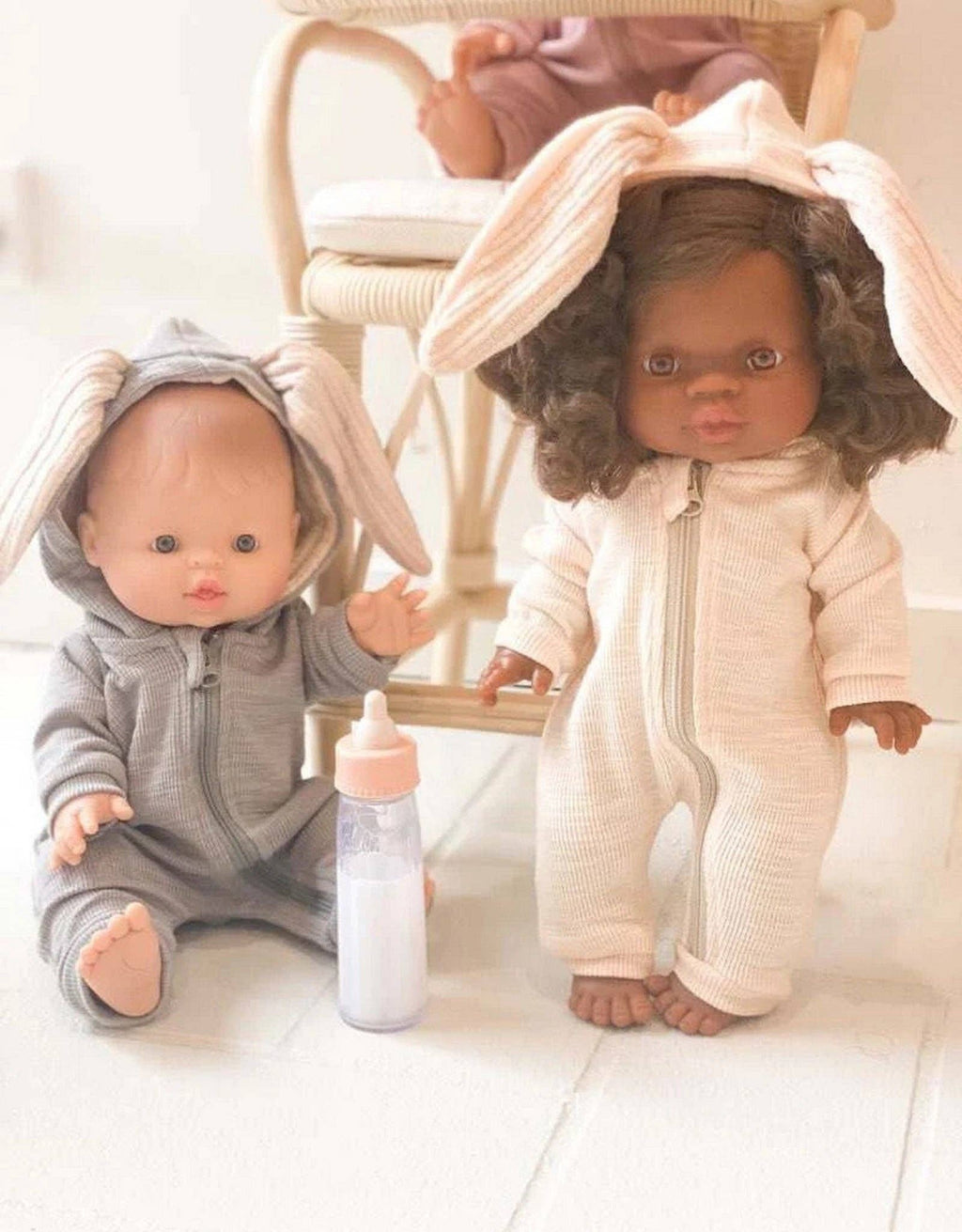 Tiny Tummies Magic Milk & Juice Bottle Set (side view) — Little Mamas Nursery