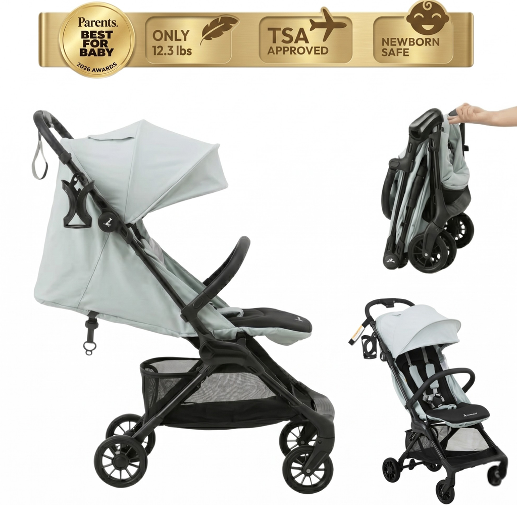 Full-Size Stroller for Reborn Dolls | Seafoam