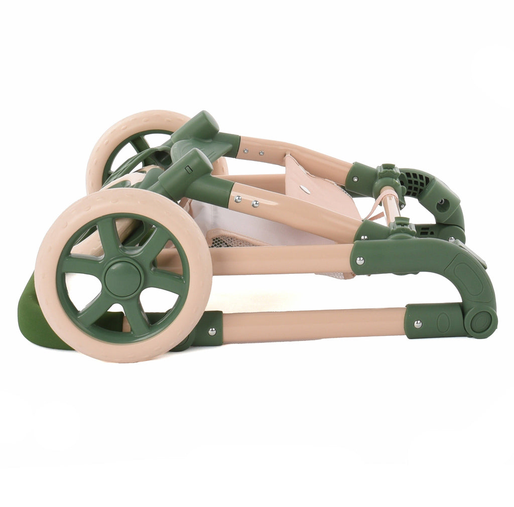 Roma RHS Single Doll Pram - Fern Collection (additional view) — Little Mamas Nursery