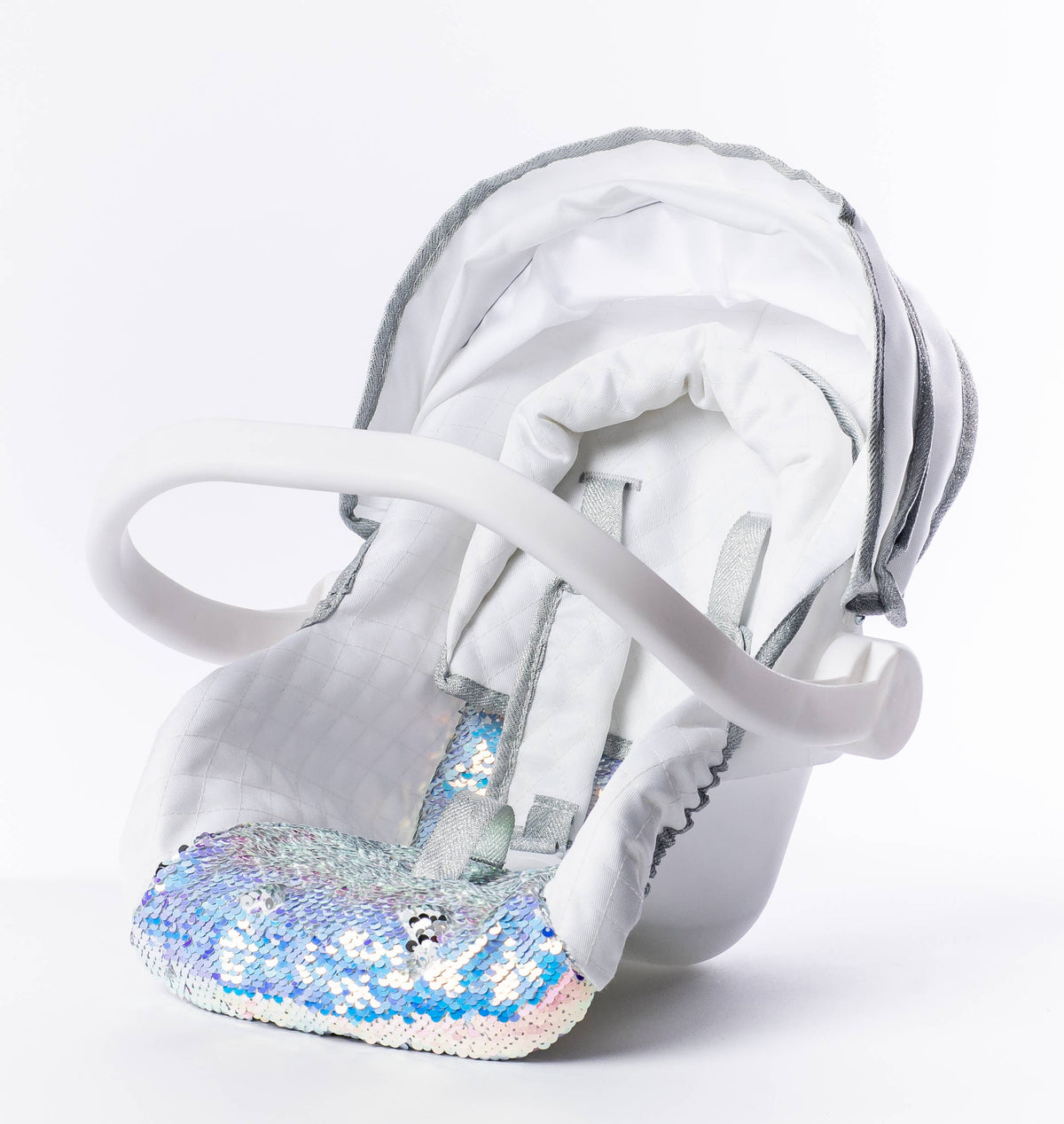 Roma Dolls Car Seat - Mermaid Collection (side view) — Little Mamas Nursery