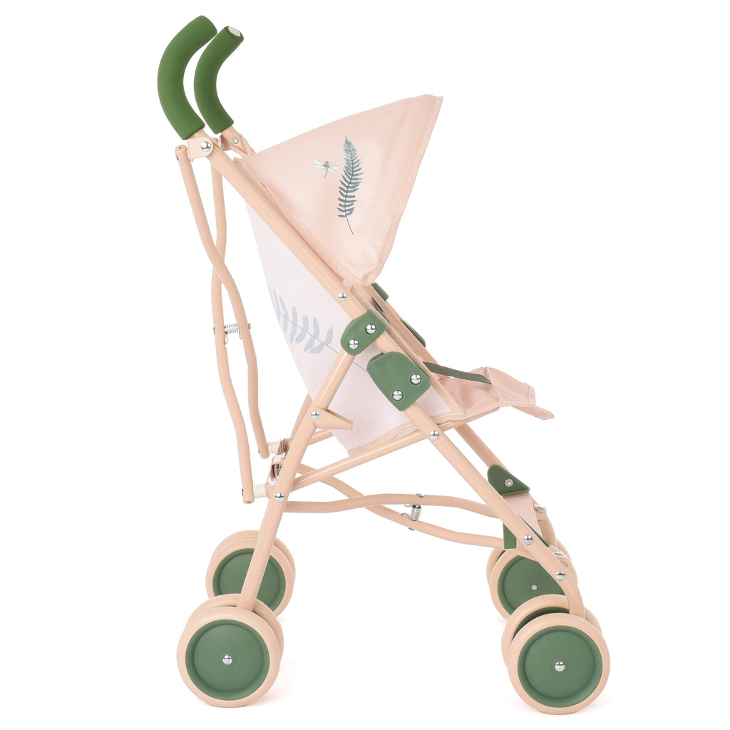 Roma RHS XL Umbrella Doll Buggy - Fern Collection (front view) — Little Mamas Nursery