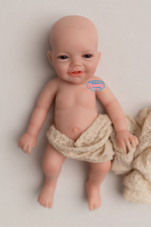 Avery, 12-inch fully platinum silicone baby doll — Little Mamas Nursery