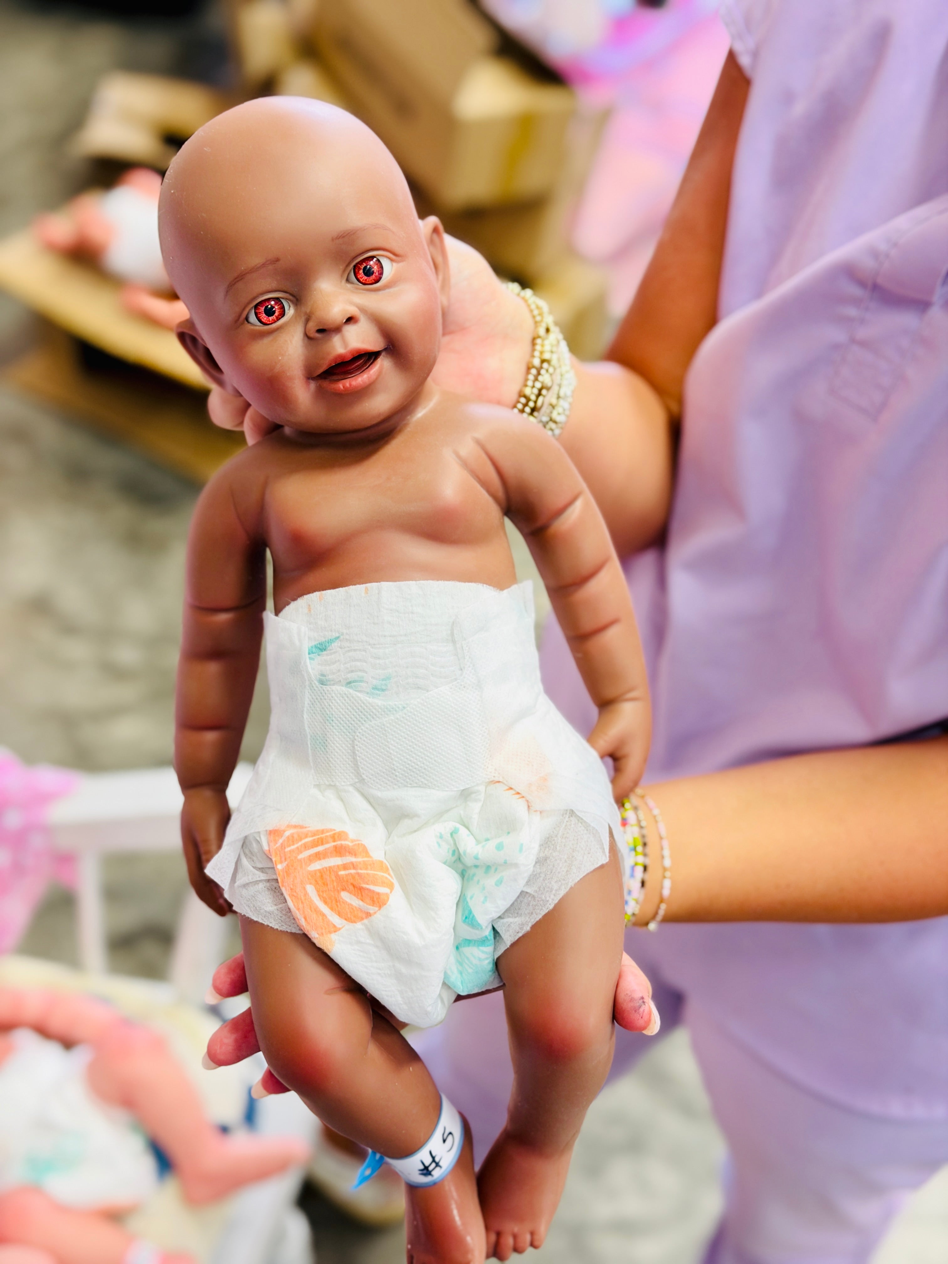 Perfectly Imperfect Full Silicone Baby Dolls — Blemished & Discounted (styled) — Little Mamas Nursery