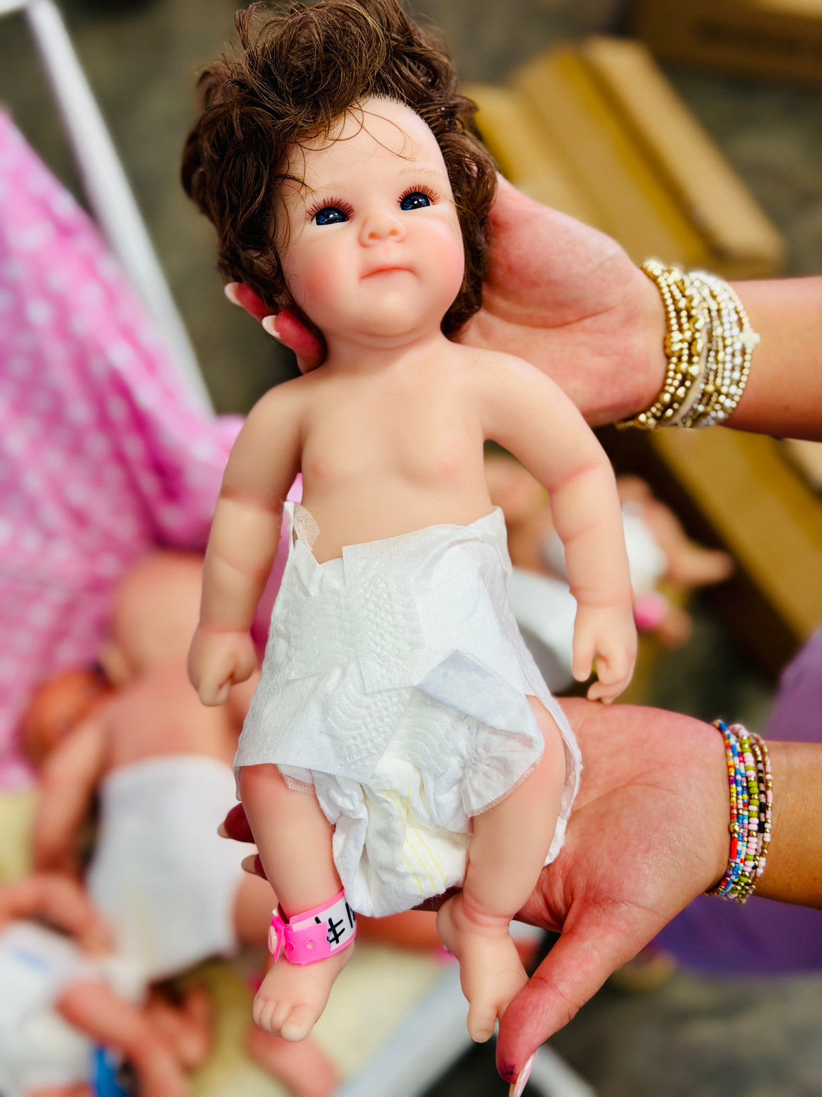 Perfectly Imperfect Full Silicone Baby Dolls — Blemished & Discounted (close-up) — Little Mamas Nursery
