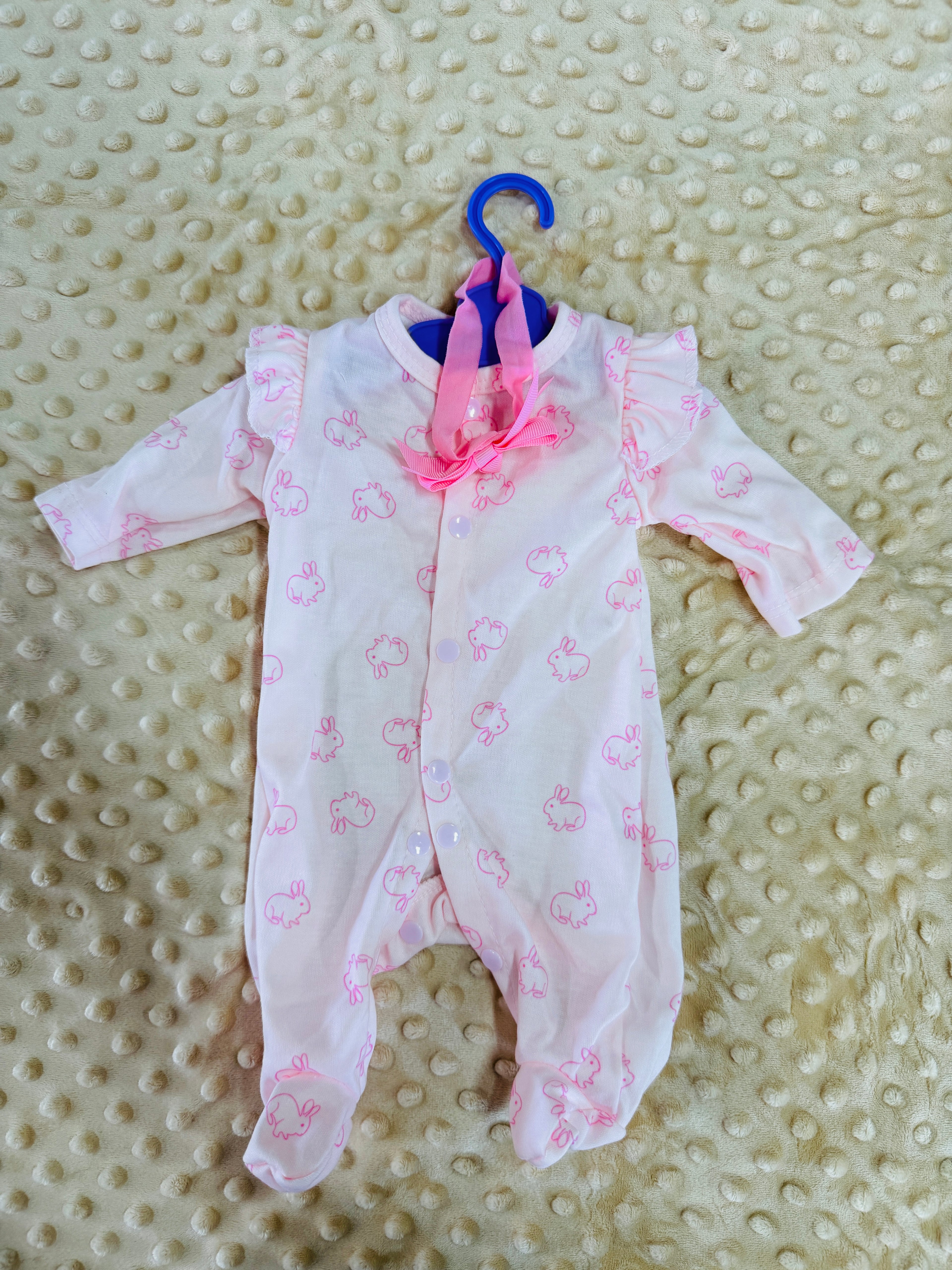 Pink Bunny Onesie & Bow Set — Little Mamas Nursery