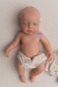 Palmer, 12-inch fully platinum silicone baby doll — Little Mamas Nursery