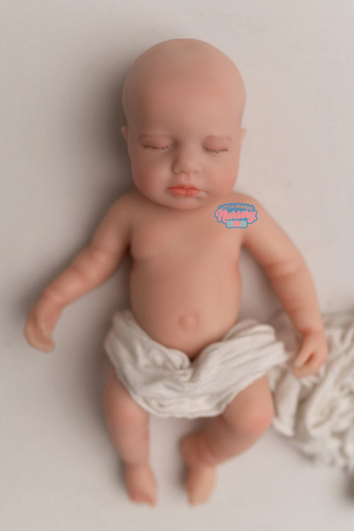Palmer, 12-inch fully platinum silicone baby doll — Little Mamas Nursery