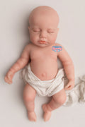 Palmer, 16-inch fully platinum silicone baby doll — Little Mamas Nursery