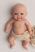 Remy, 12-inch fully platinum silicone baby doll — Little Mamas Nursery