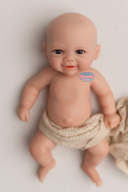 Remy, 12-inch fully platinum silicone baby doll — Little Mamas Nursery