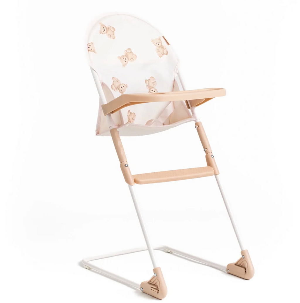 Roma Teddy Bear Bundle – 10-Piece Nursery Playset, High Chair & Car Seat (front view) — Little Mamas Nursery