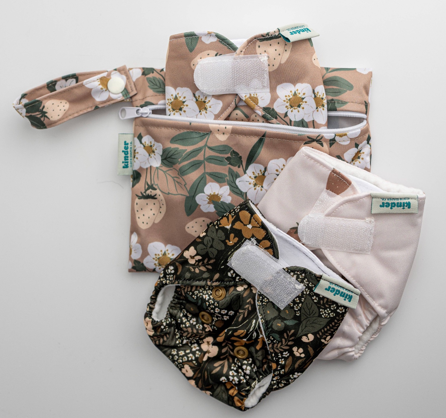 Reusable Doll Diaper Set with Mini Baby Wipes (styled) — Little Mamas Nursery
