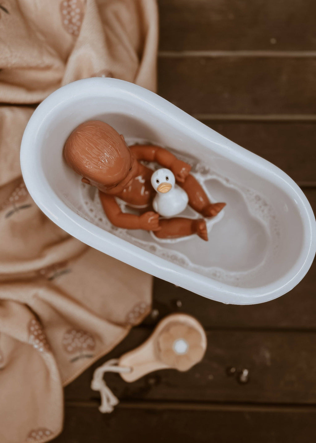My Tubby Doll Bath Set - Coral (additional view) — Little Mamas Nursery