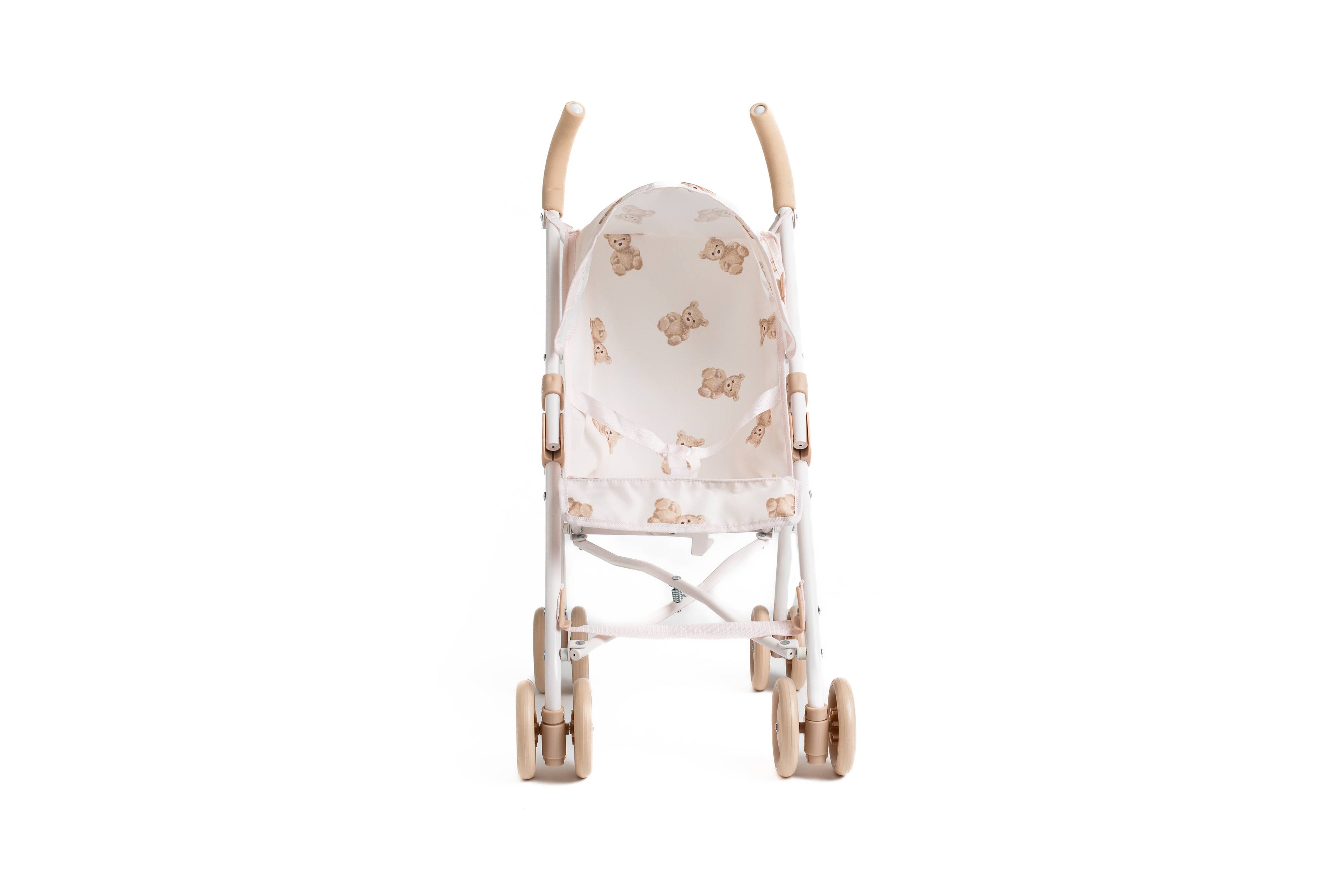 Roma XL Umbrella Doll Buggy - Teddy Bear Collection (side view) — Little Mamas Nursery