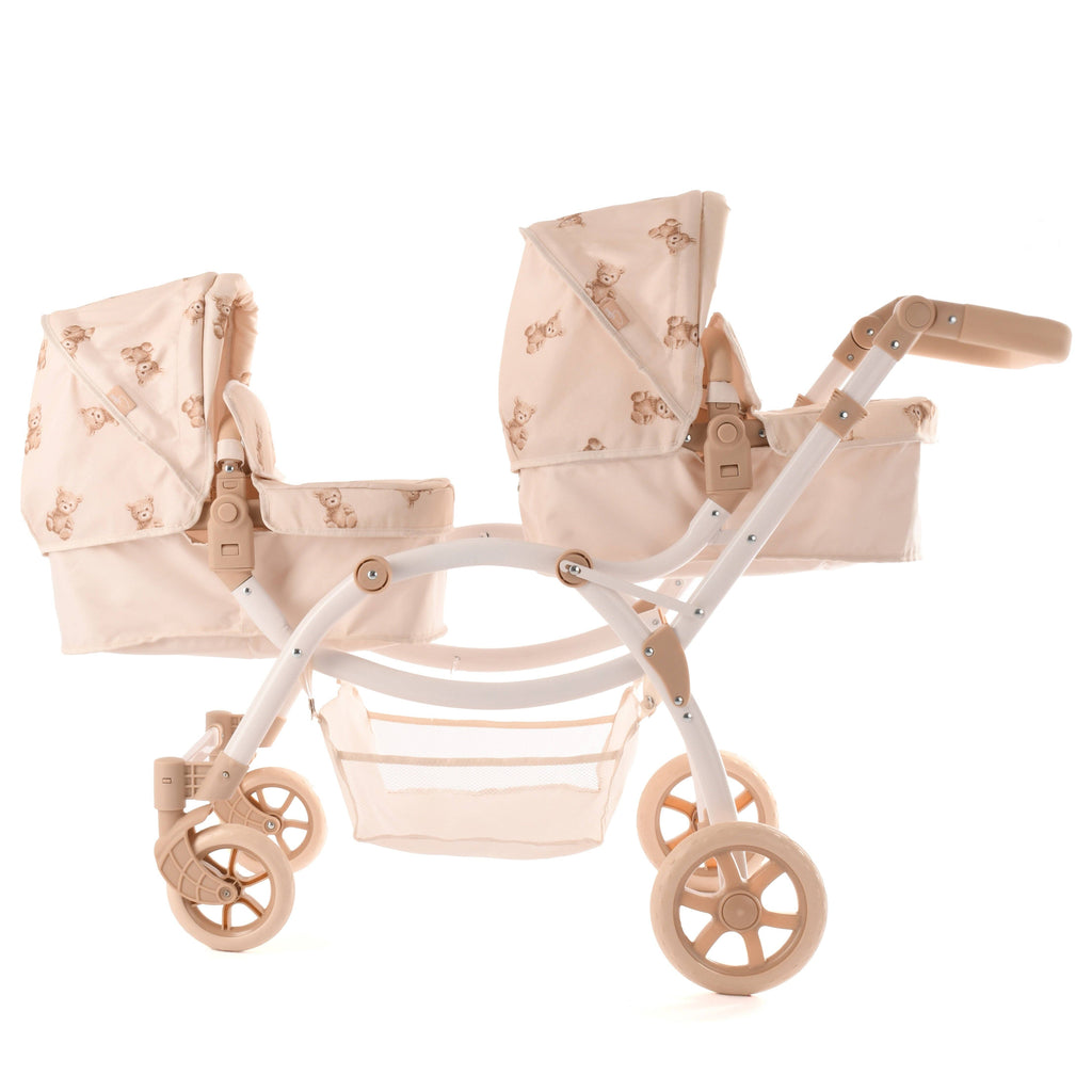 Roma Twin Doll Pram - Teddy Bear Collection — Little Mamas Nursery