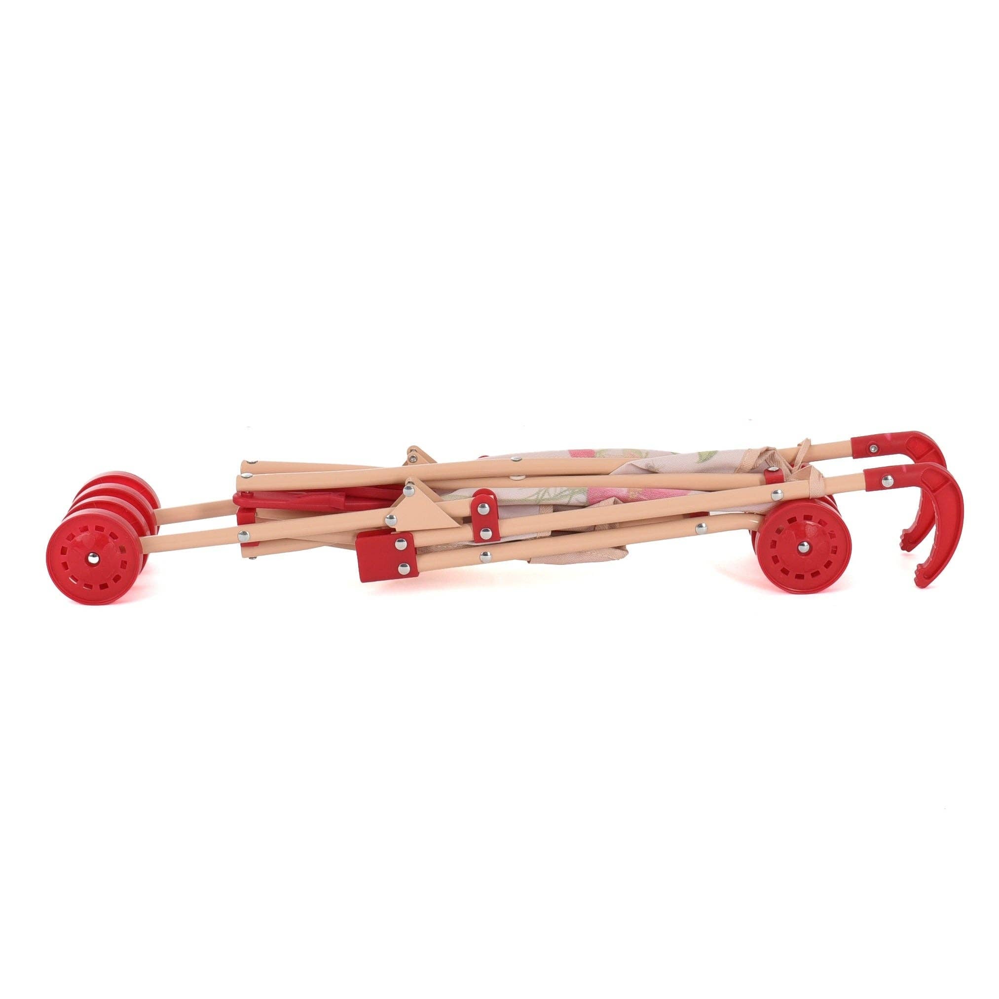 Roma RHS Umbrella Doll Buggy - Flora Collection (front view) — Little Mamas Nursery