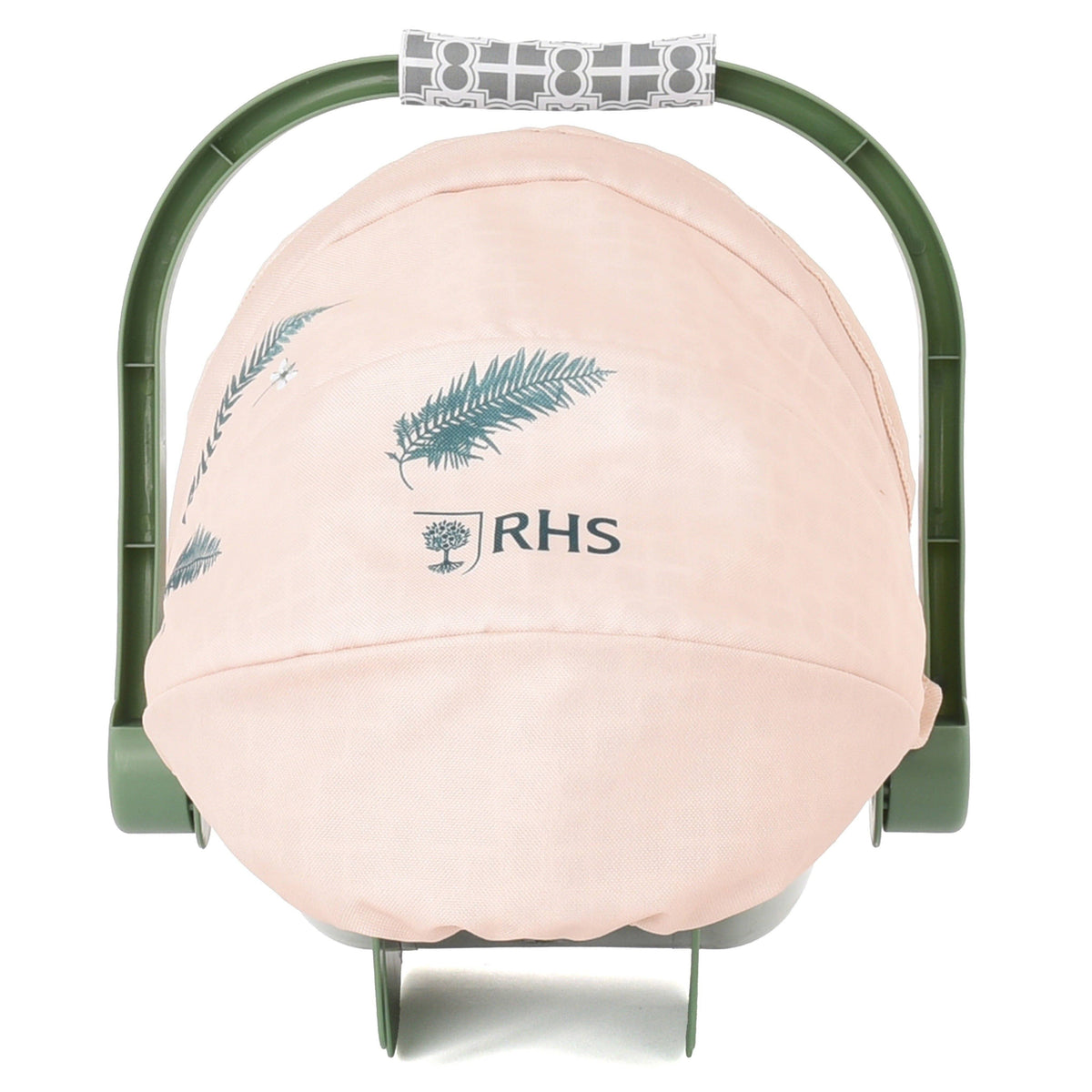 Roma RHS Doll Car Seat - Fern Collection (detail) — Little Mamas Nursery