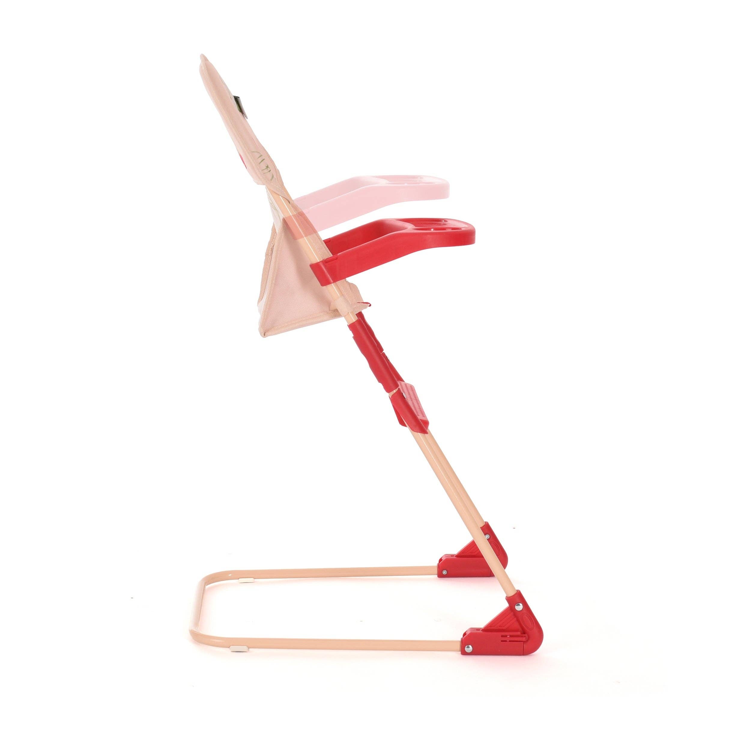 Roma RHS Doll High Chair - Flora Collection (side view) — Little Mamas Nursery