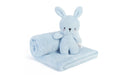 Blue Baby Blanket with Bunny Plush Toy — Little Mamas Nursery