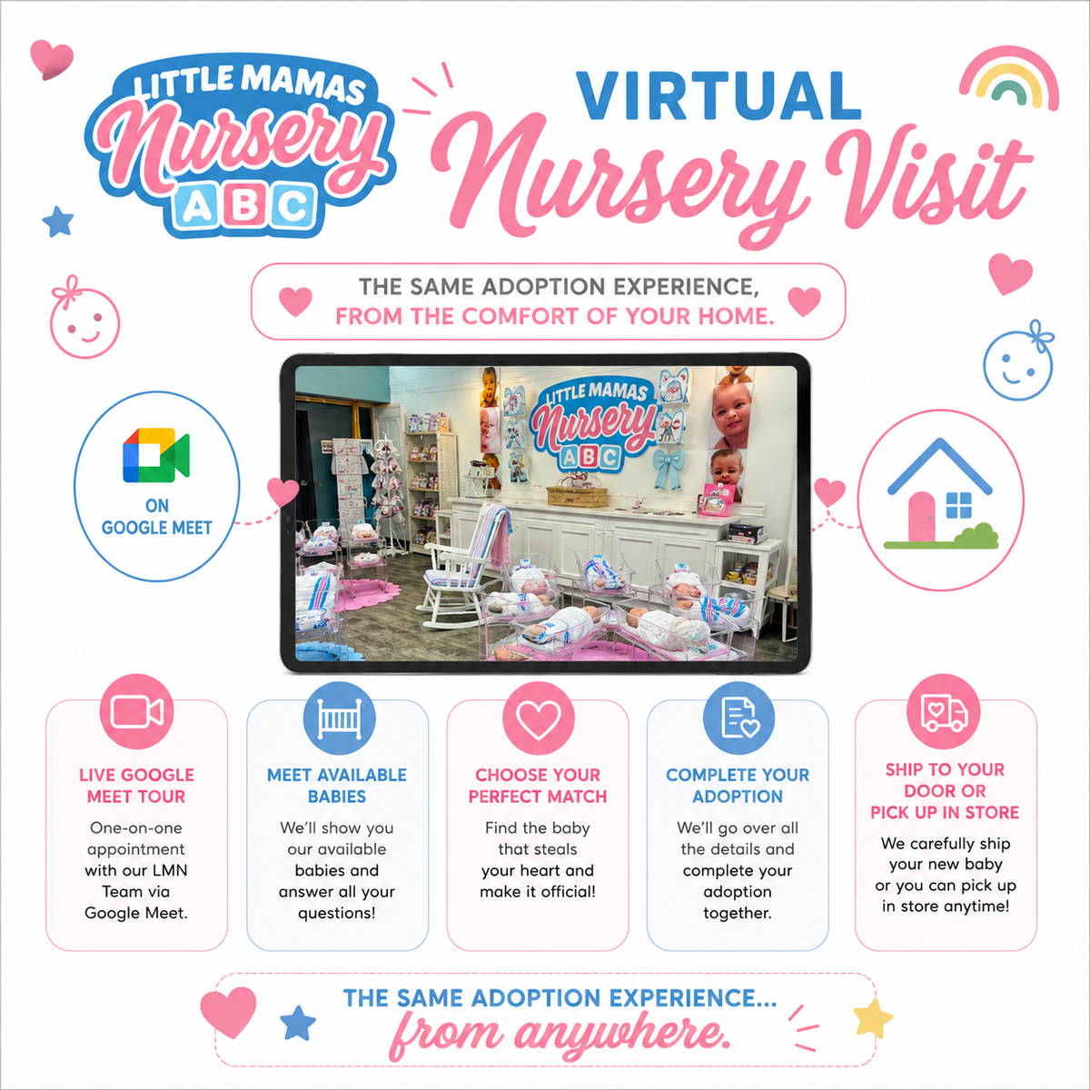 Virtual Nursery Visit – Live Doll Adoption — Little Mamas Nursery