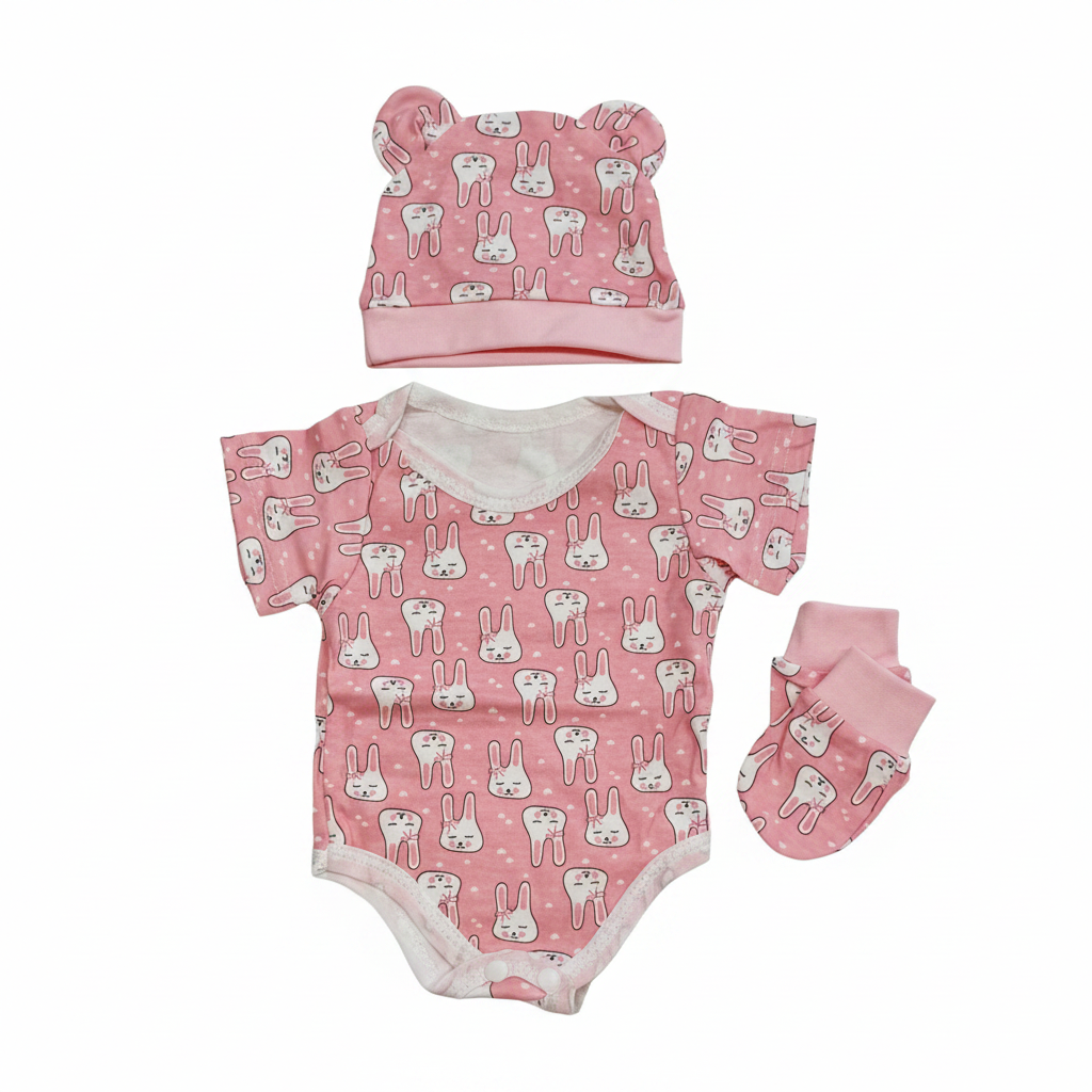 3-Piece Onesie Set (additional view) — Little Mamas Nursery